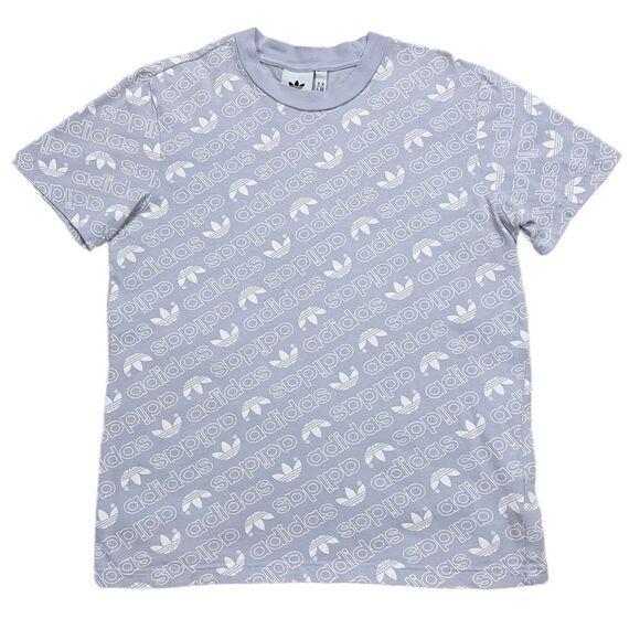 adidas Other - Adidas Originals Monogram All Over Print Tee T-Shirt Lavender Purple Small